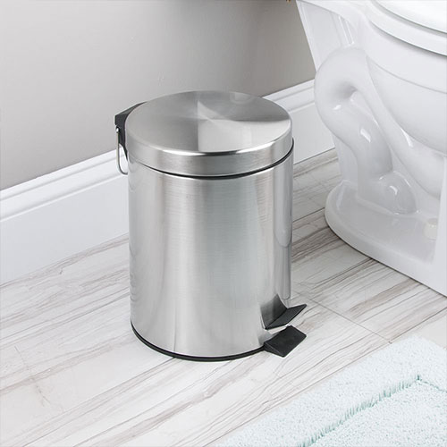 STAINLESS STEEL TRASH CAN
