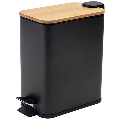 Soft Close Step Bin with Bamboo Lid