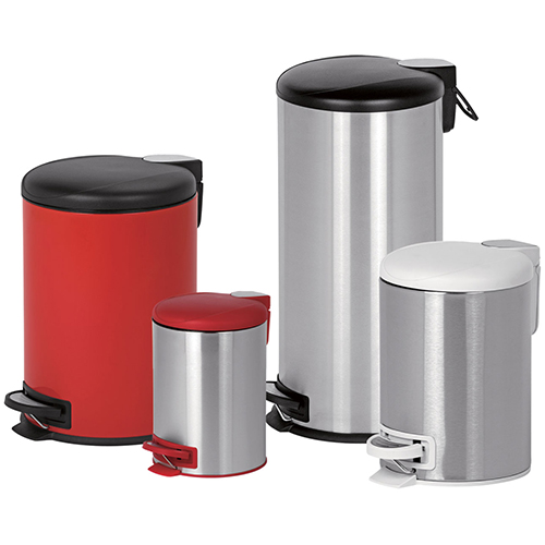 Stainless Steel Pedal Bin with Plastic Lid