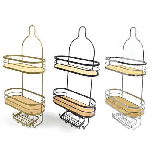 Shower Rack with Bamboo
